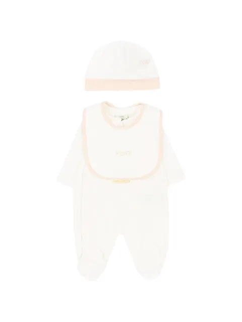 Fendi Kids bear-print babywear (set of three)