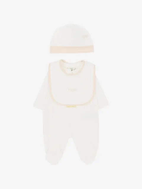 Fendi Kids bear-print babywear (set of three)
