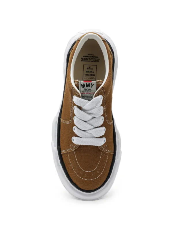 Maison MIHARA YASUHIRO Eric OG contrast-stitching chunky-sole