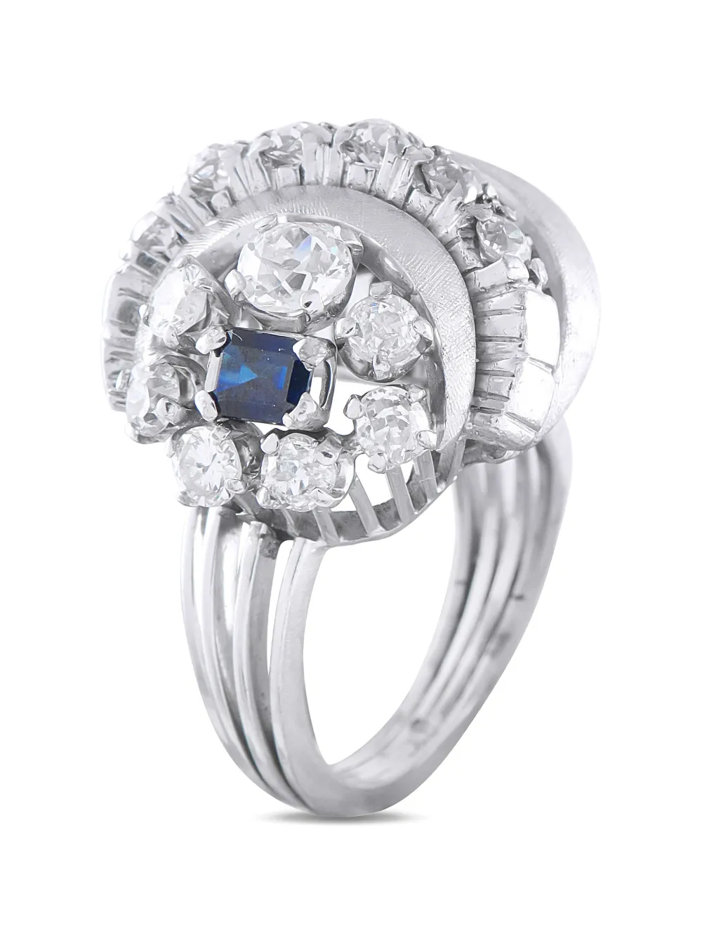 LB Exclusive sapphire and diamond ring - Argento