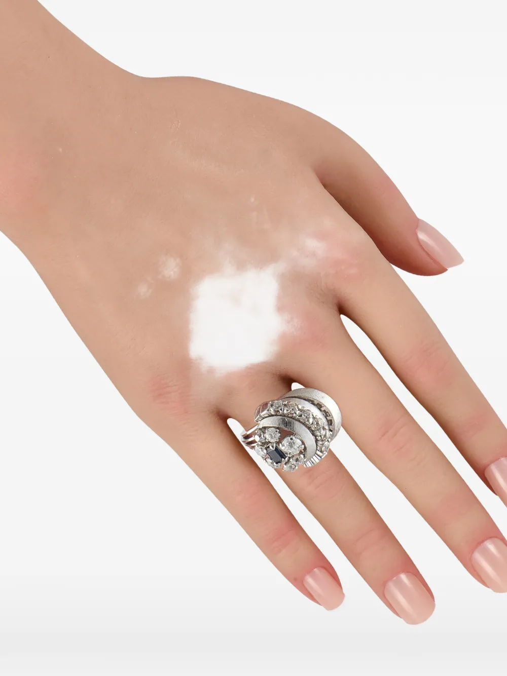 LB Exclusive sapphire and diamond ring - Argento