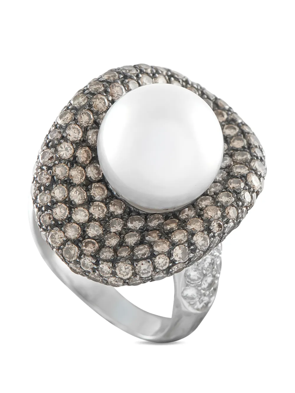 LB Exclusive pearl and diamond ring - Argento