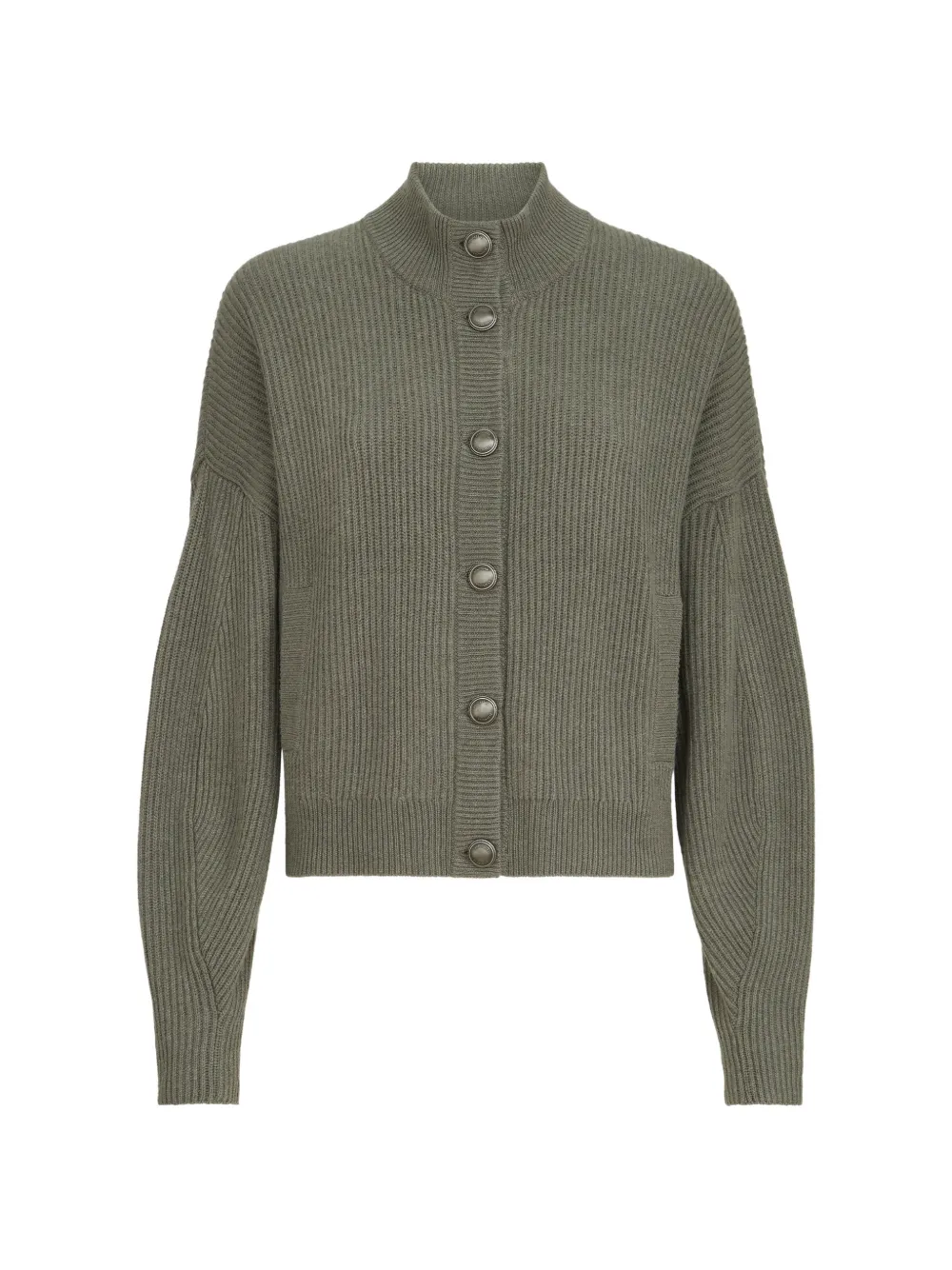 Brunello Cucinelli cashmere English-rib cardigan with monili - Green