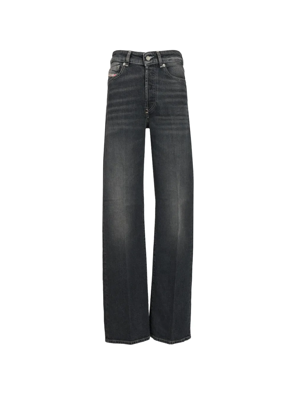 Diesel 1971 D-Sent wide-leg jeans - Nero