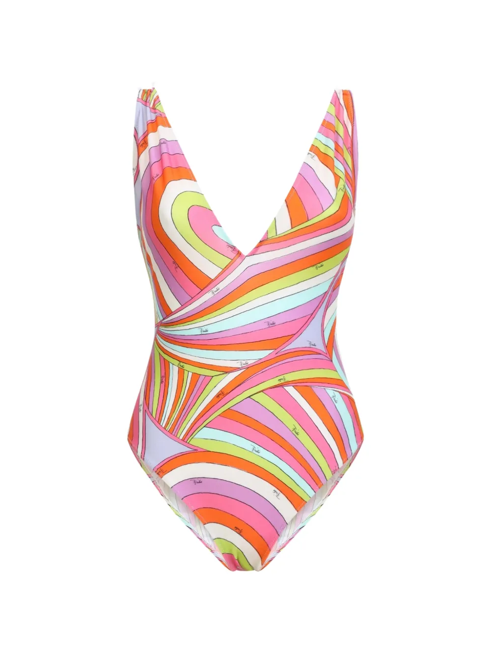 PUCCI abstract-print swimsuit - Rosa