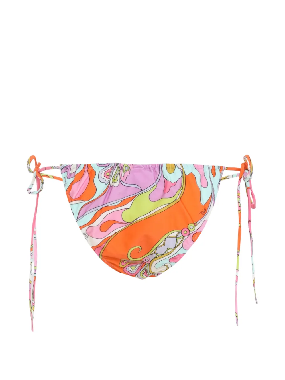 PUCCI Bikinislip met gestrikte zijkant Oranje