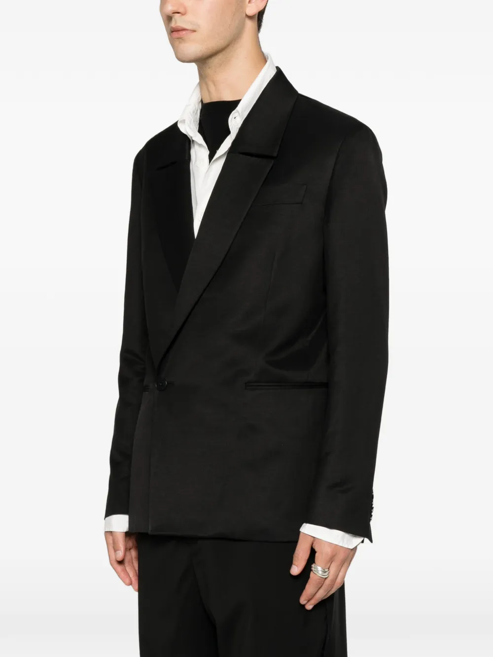 Costumein Donatien blazer met dubbele rij knopen Zwart