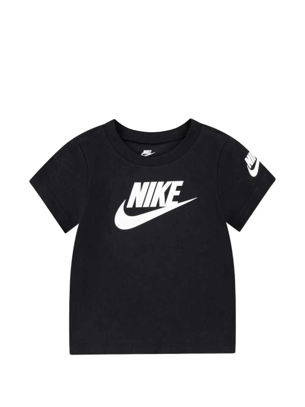 Nike Kids logo-print T-shirt - Schwarz