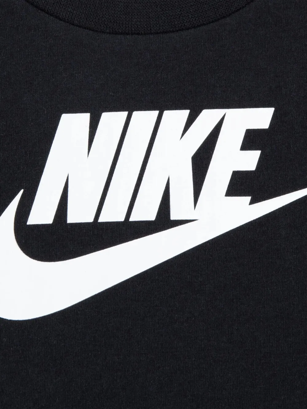Nike Kids T-shirt met logoprint Zwart
