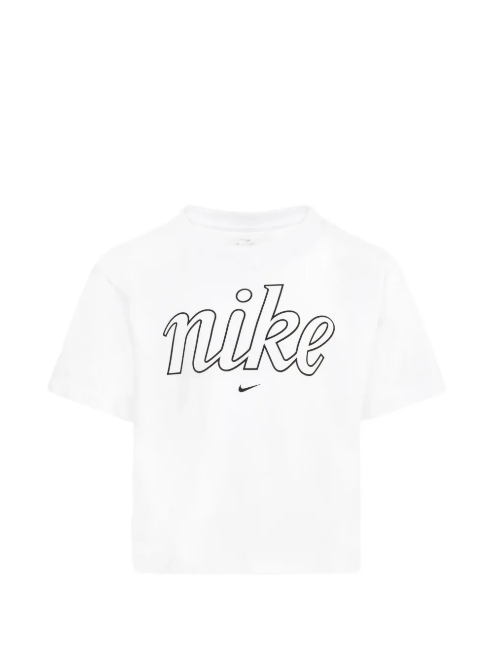 Nike Kids GX Star logo-print short-sleeve T-shirt - Bianco