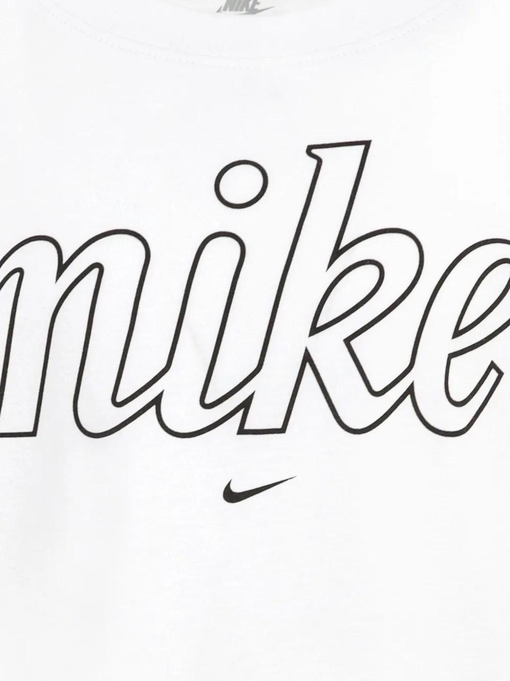 Nike Kids GX Star T-shirt met korte mouwen en logo-print Wit