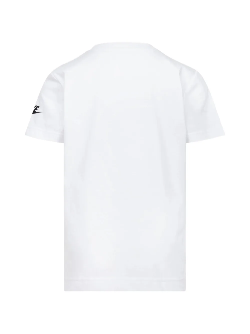 Nike Kids Futura Evergreen T-shirt met logoprint Wit