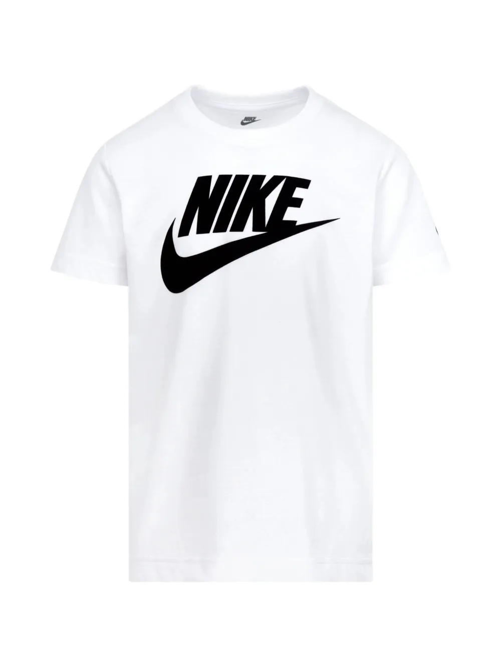 Nike Kids Futura Evergreen logo-print T-shirt - Bianco