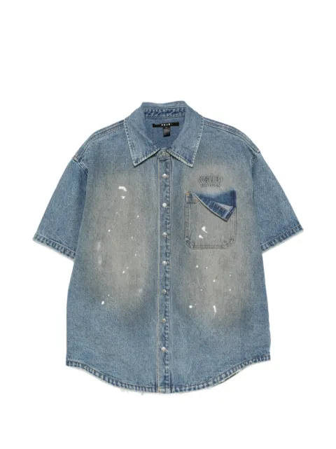 Ksubi camisa Garage con salpicadura de pintura