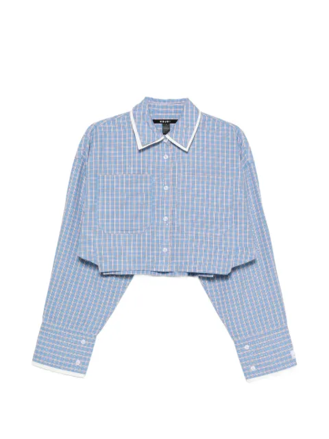 Ksubi camisa corta Balter a cuadros