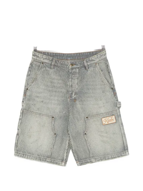 Ksubi Maxx Operator striped cotton shorts