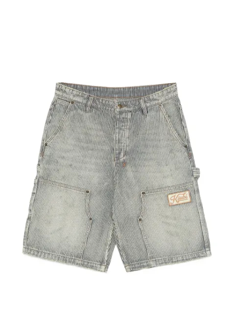 Ksubi Maxx Operator striped cotton shorts