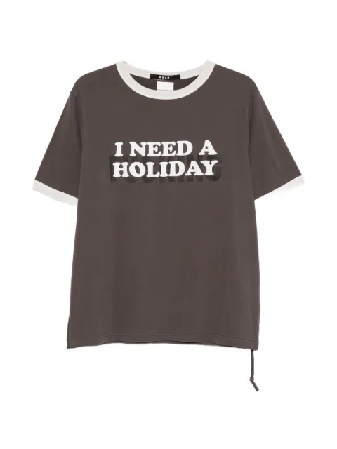 Ksubi Holiday Ringer slogan-print T-shirt
