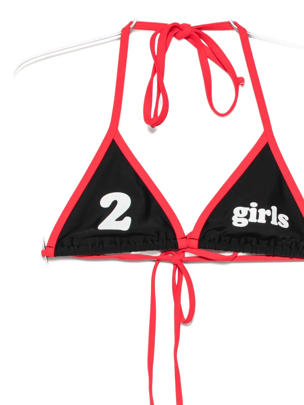 Ottolinger Logo-print Triangle Bikini In Black