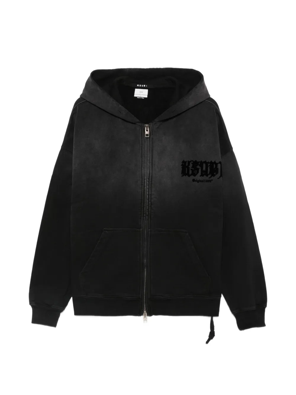 Ksubi Kstudio Ekcess logo-print zip-up hoodie - Nero