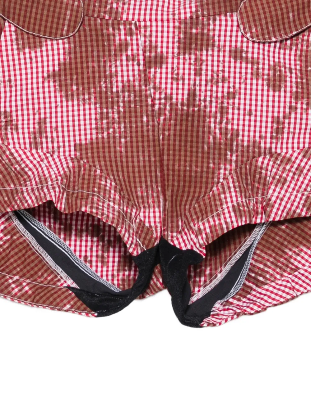 Ottolinger Picnic Raider shorts met gingham ruit Rood