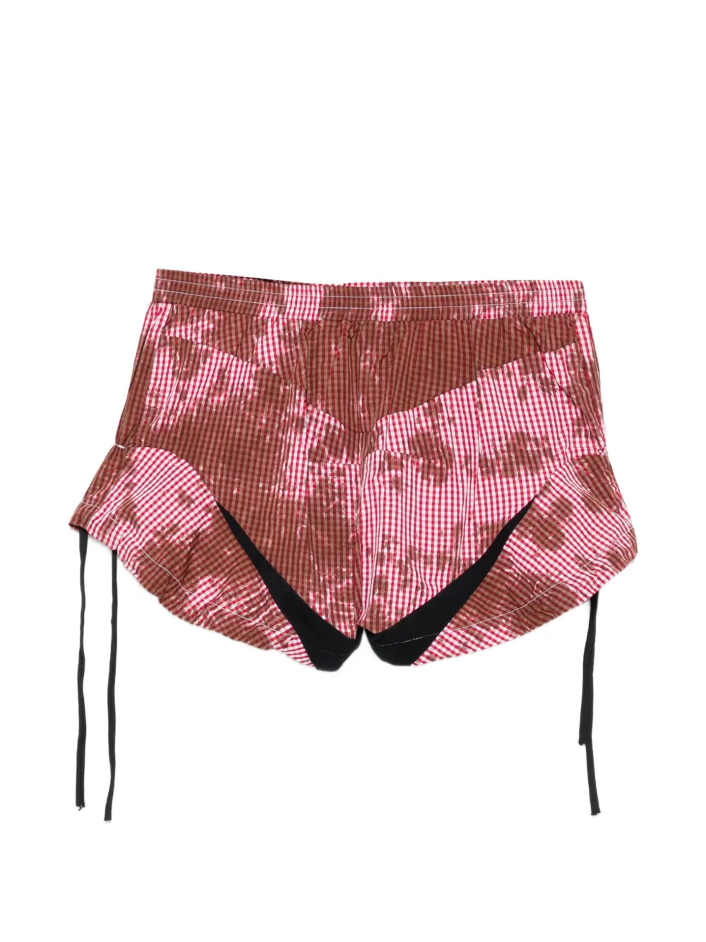 Ottolinger Picnic Raider shorts met gingham ruit Rood