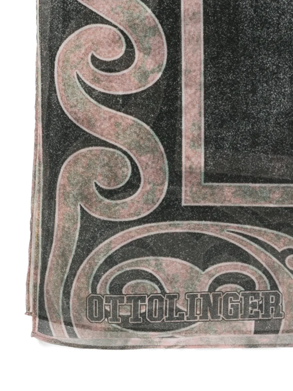 Ottolinger Wikkelrok met print Zwart