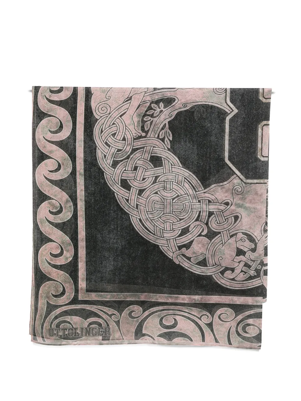 Ottolinger graphic-print pareo - Nero