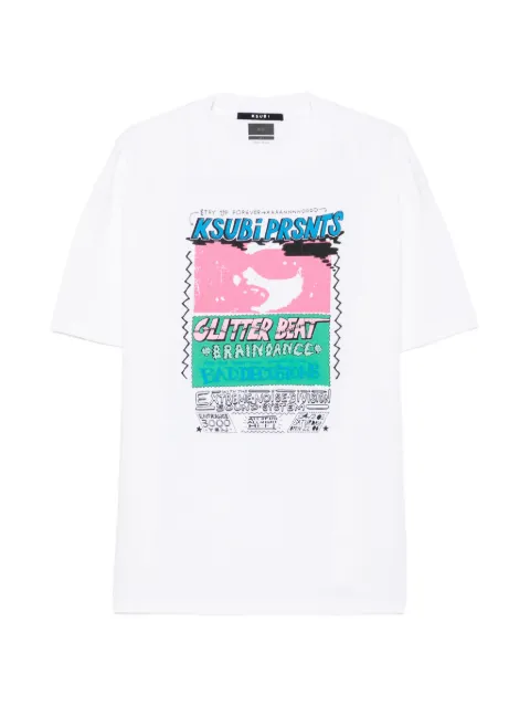 Ksubi Glitterbeat graphic-print boyfriend T-shirt