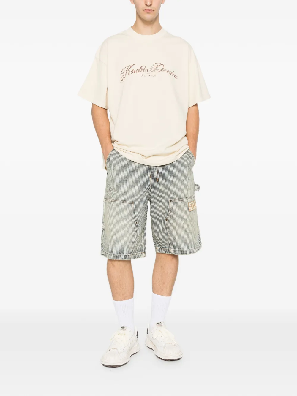 Ksubi Life Ekess T-shirt met logoprint Beige
