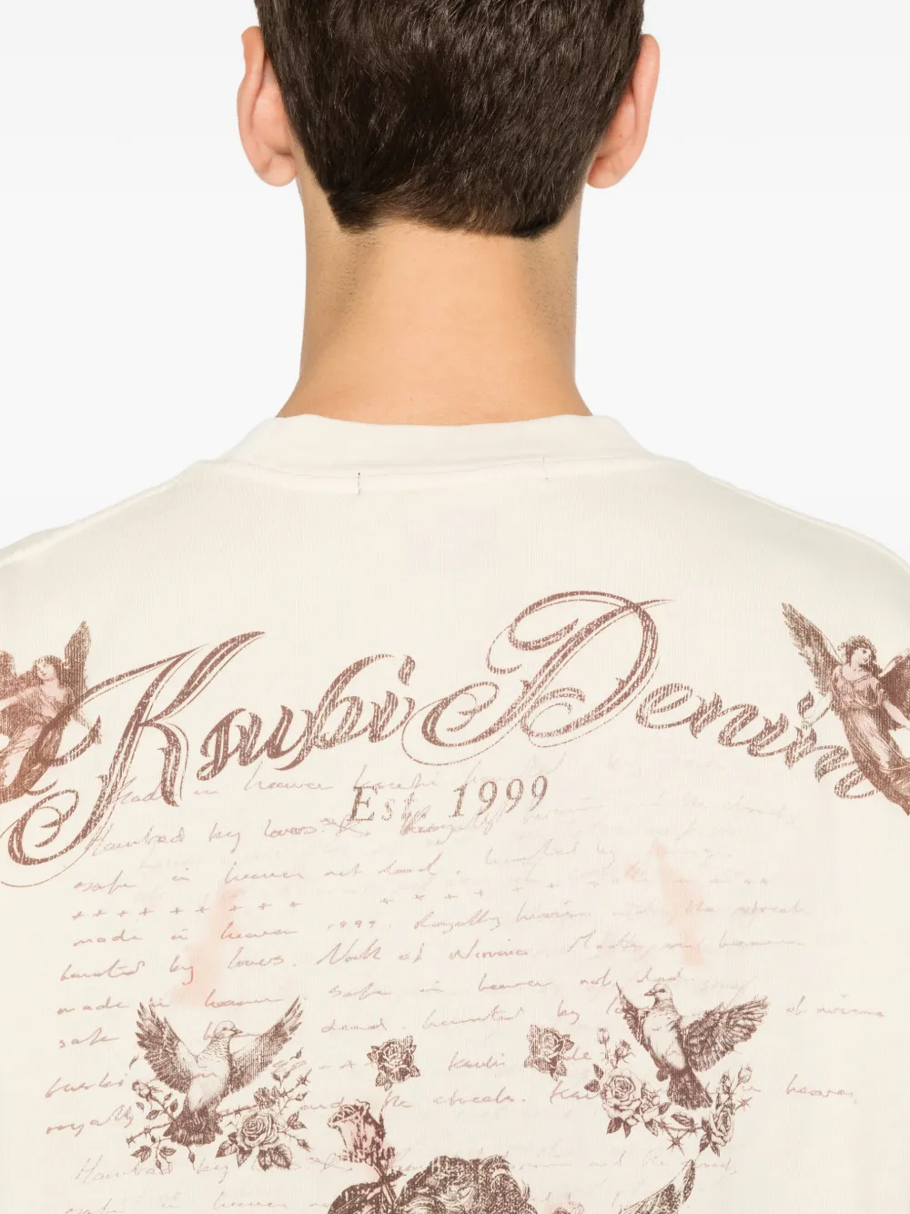 Ksubi Life Ekess T-shirt met logoprint Beige
