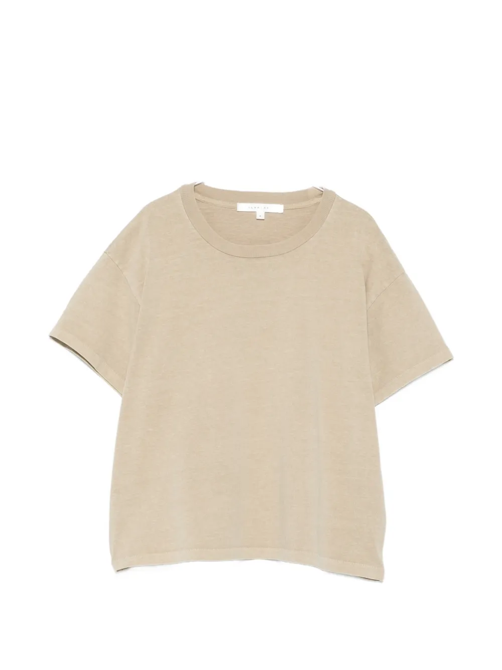 SLVRLAKE Square crew-neck T-shirt - Marrone