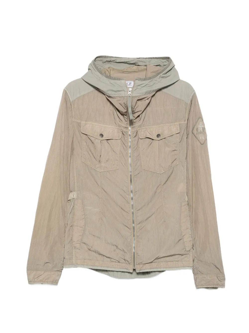C.P. Company Pre-Owned veste à capuche (années 1990) - Tons neutres