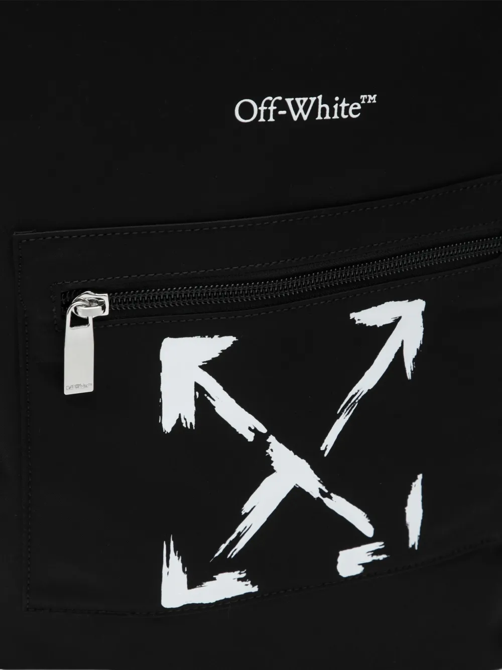 Off-White Kids Rugzak met Arrows-print en trekkoord Zwart