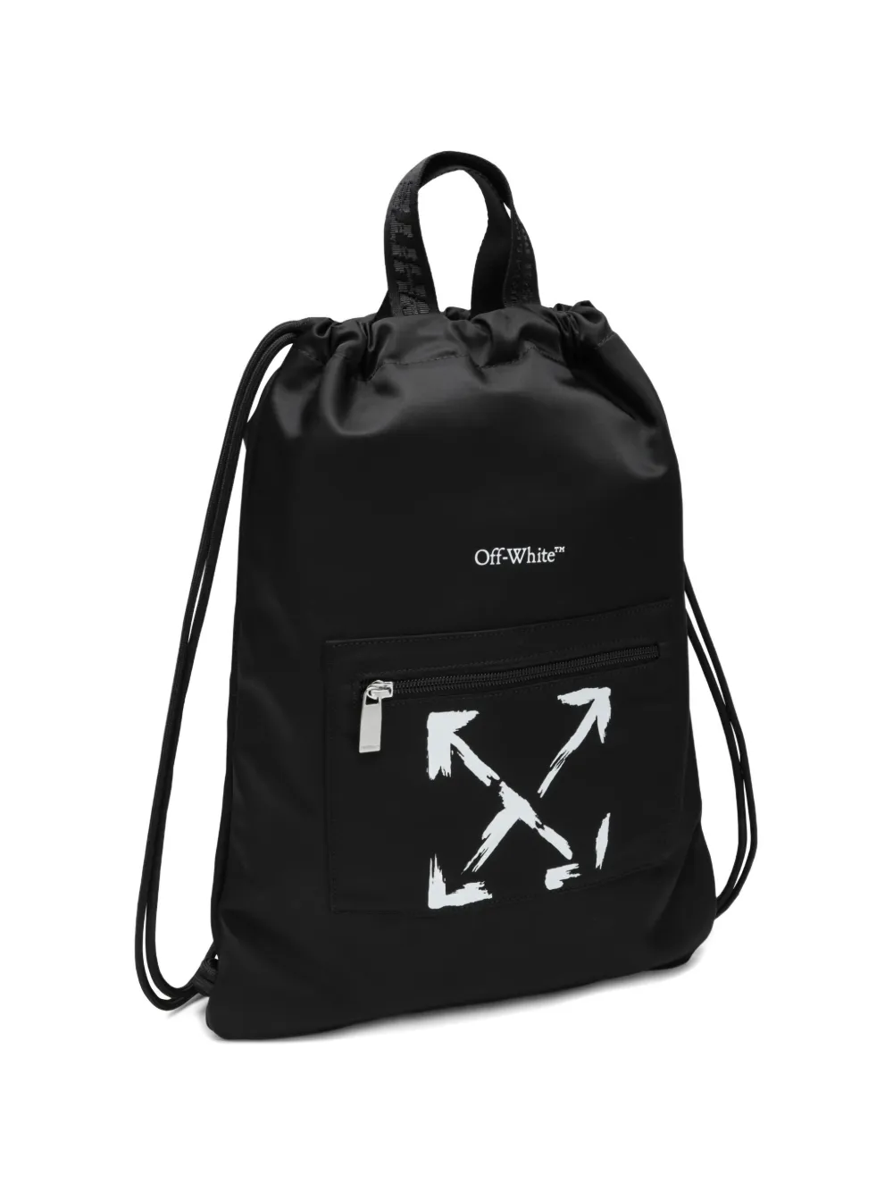  Off-white Kids Mochila Con Estampado Arrows - Negro 