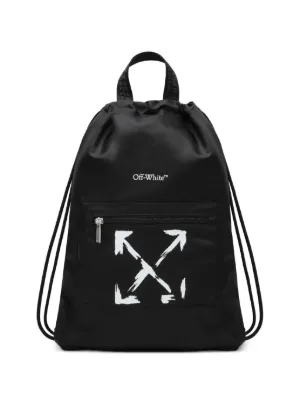 Off-White Kids Arrow Spray Backpack | Black | FARFETCH