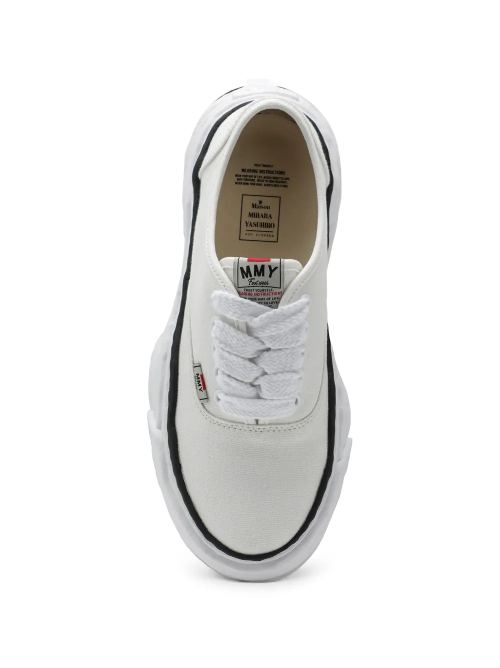 Maison MIHARA YASUHIRO Baker 26 low-top sneakers Wit