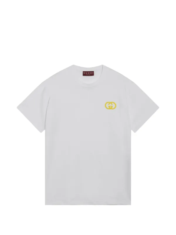 Gucci Camiseta Interlocking-G | Branco | FARFETCH BR