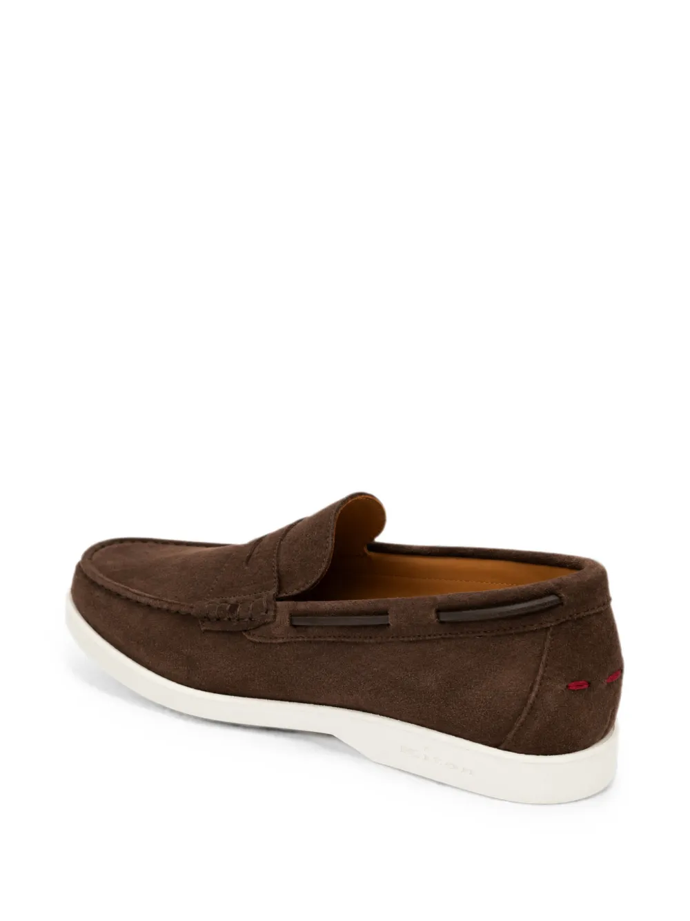 Kiton suede penny loafers Bruin