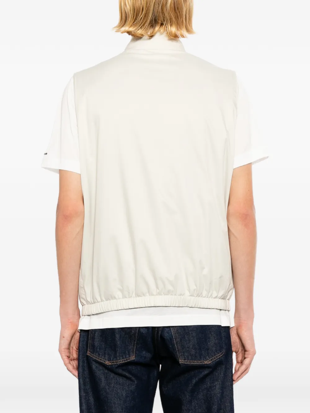 Kiton Omkeerbare mouwloze overhemd Beige