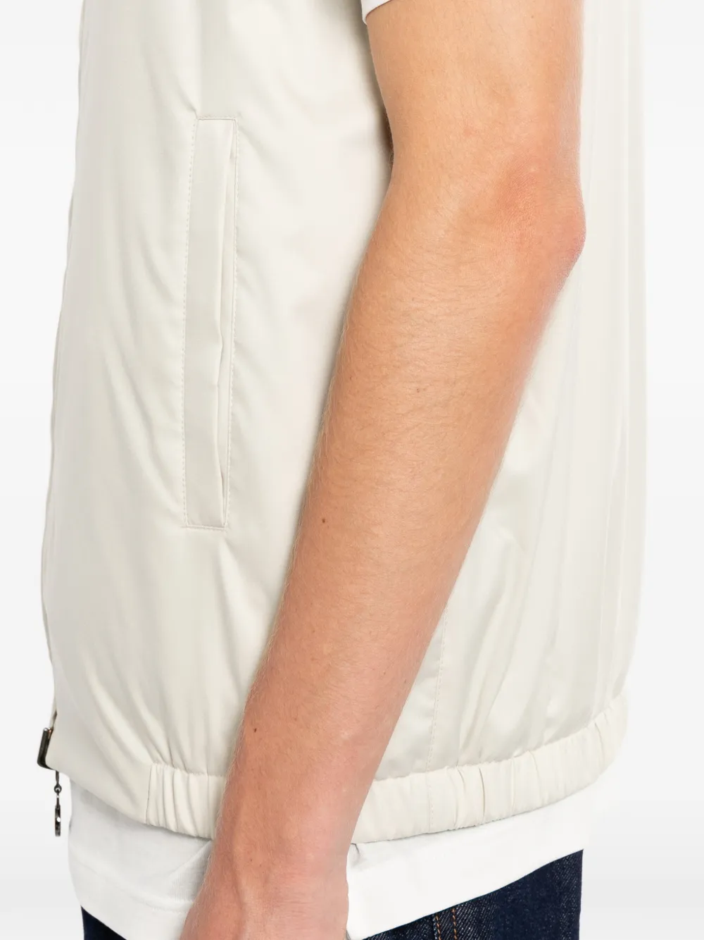 Kiton Omkeerbare mouwloze overhemd Beige