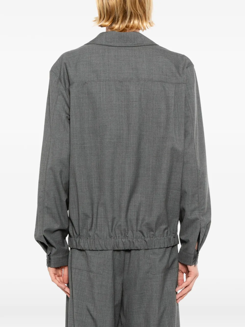 Kiton Shirtjack met borstzak Grijs