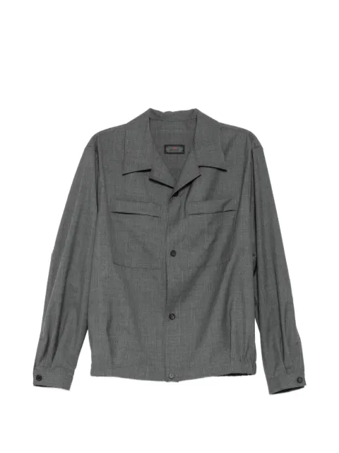Kiton chest-pocket shirt jacket 