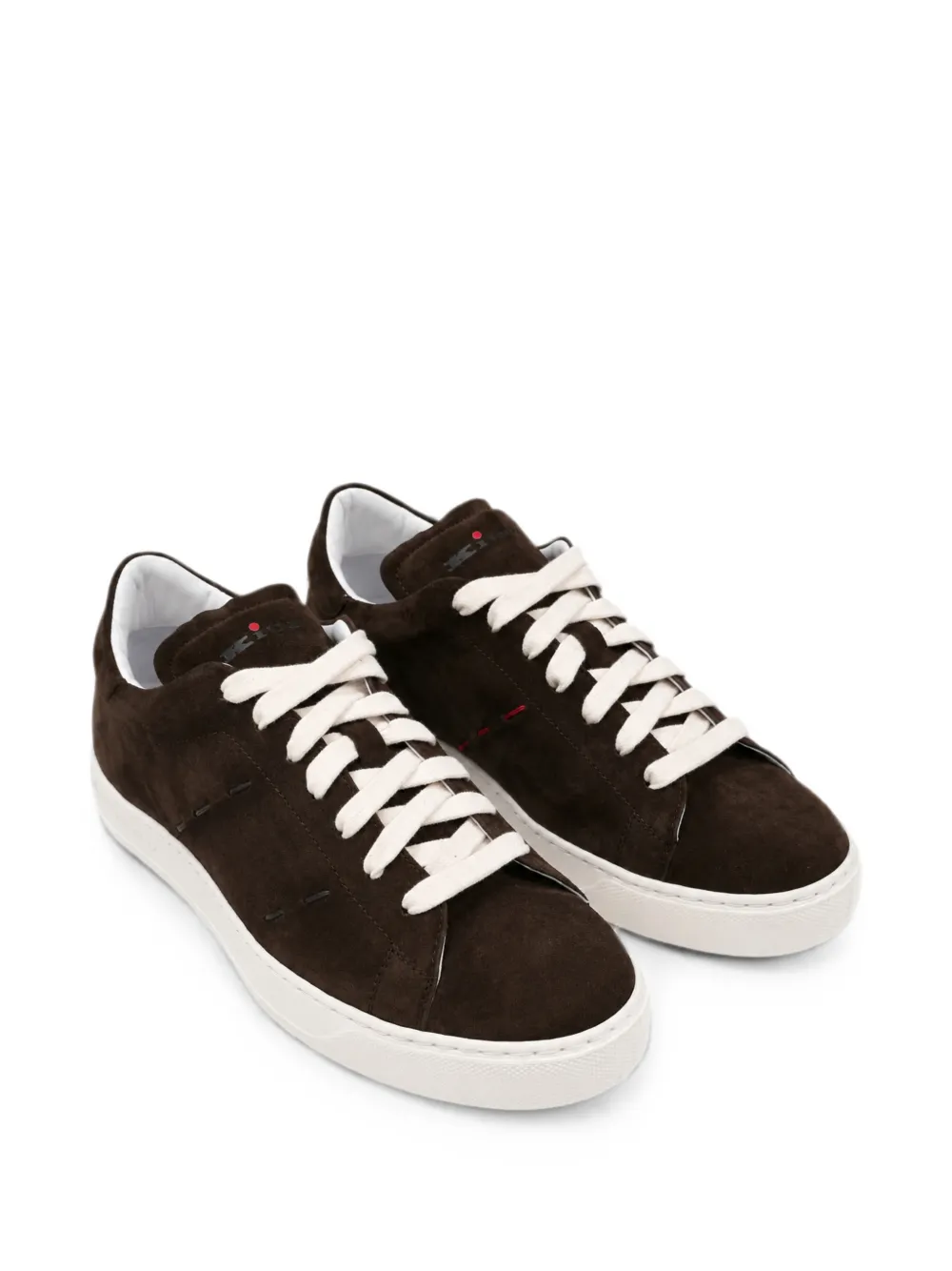 Kiton suede-finish sneakers Bruin