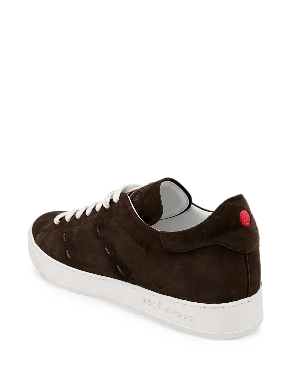 Kiton suede-finish sneakers Bruin