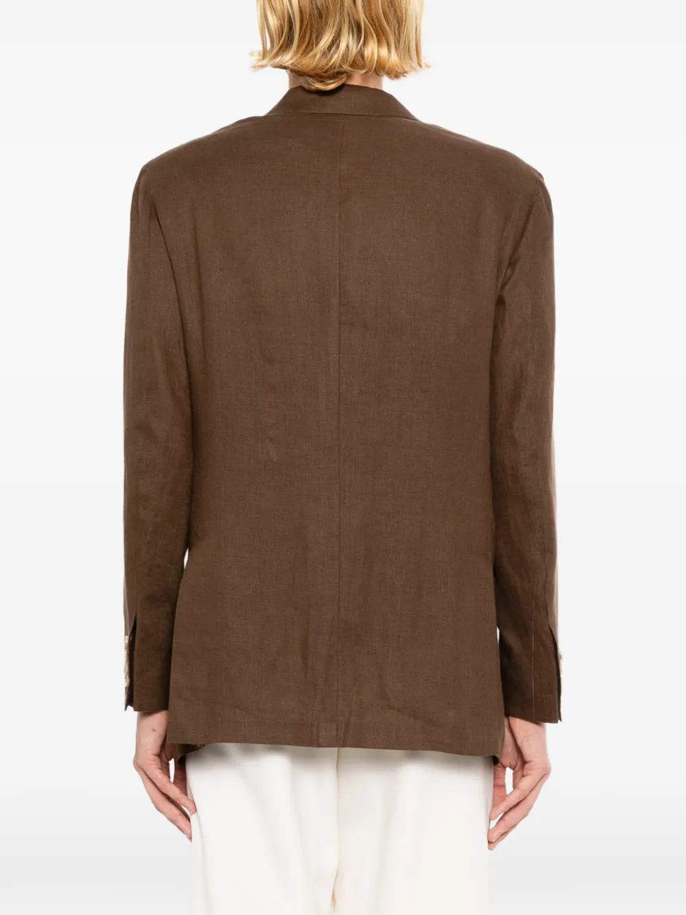 Kiton Jack met split Bruin