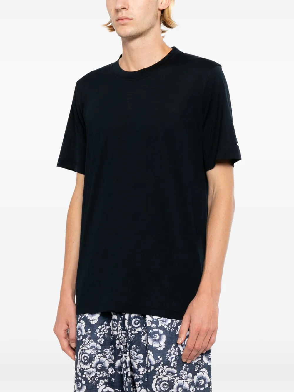 Kiton T-shirt met ronde hals Blauw