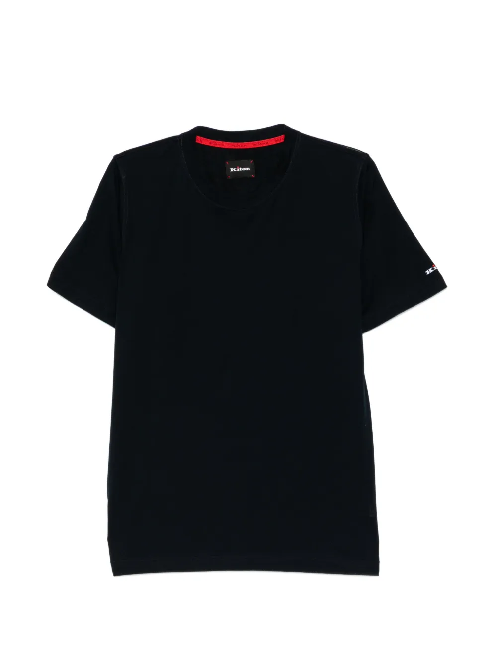 Kiton round-neck T-shirt - Blu