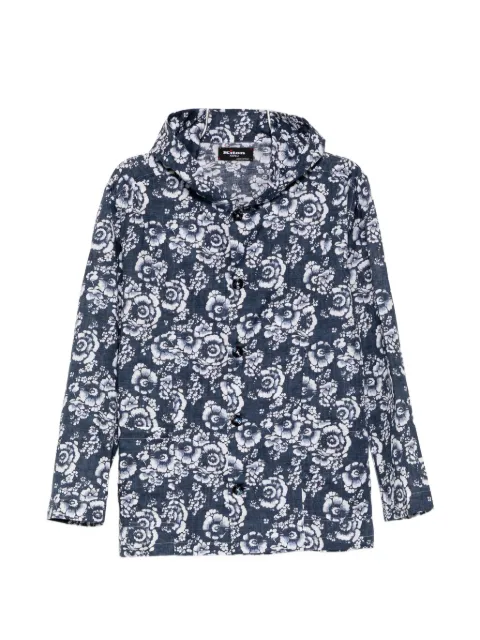 Kiton floral-print shirt