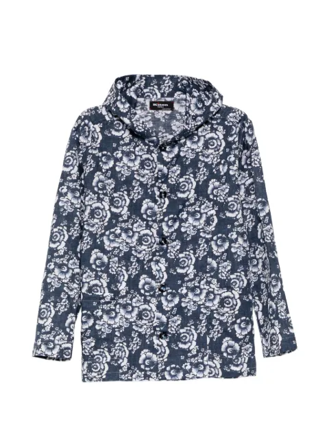 Kiton floral-print shirt